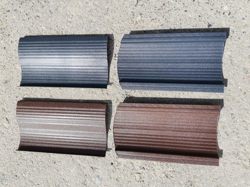 Металлопрофиль двусторонний под Стальной Бархат в Кызылорде