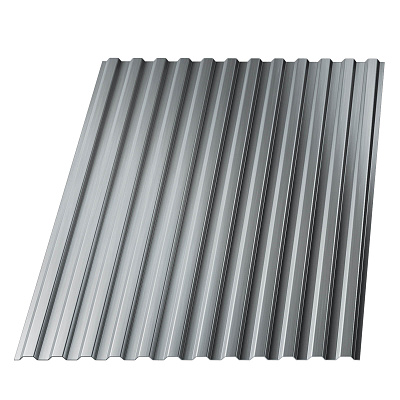 Профнастил НС-10 Оцинкованный 0.45 мм фото Центр Металлокровли