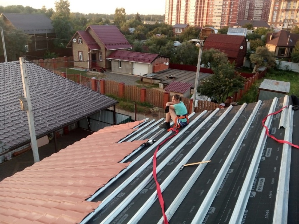 Металлочерепица Геркулес 8004 терракотовый Стальной Бархат от Центра Металлокровли в Кызылорде