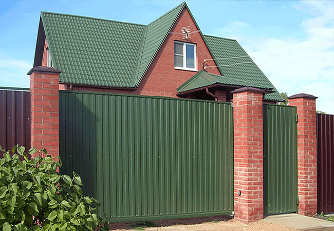 забор из пролиста забор из пролиста