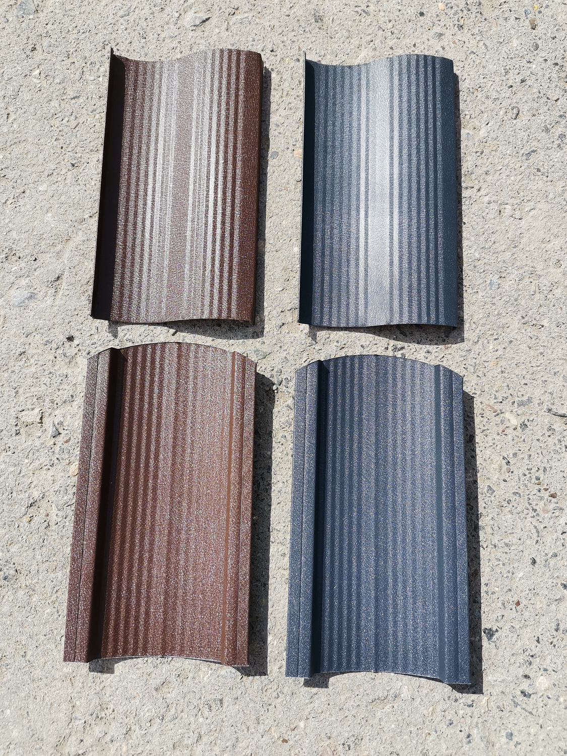 Металлопрофиль двусторонний под Стальной Бархат в Кызылорде