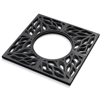 Приствольная решетка ПП ZKING CRUST 1200х1200мм Черная