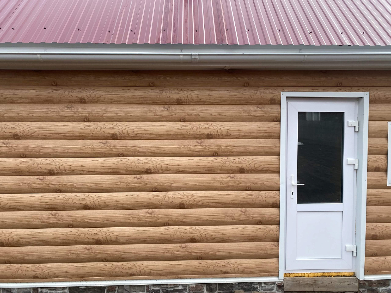 Металлосайдинг Блок-Хаус Клен Светлый SteelArt